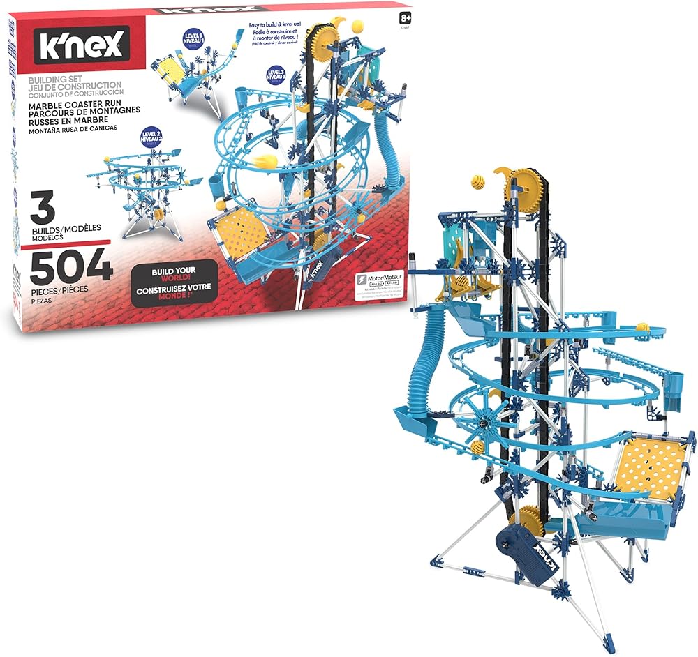 Marble Coaster Run with Motor